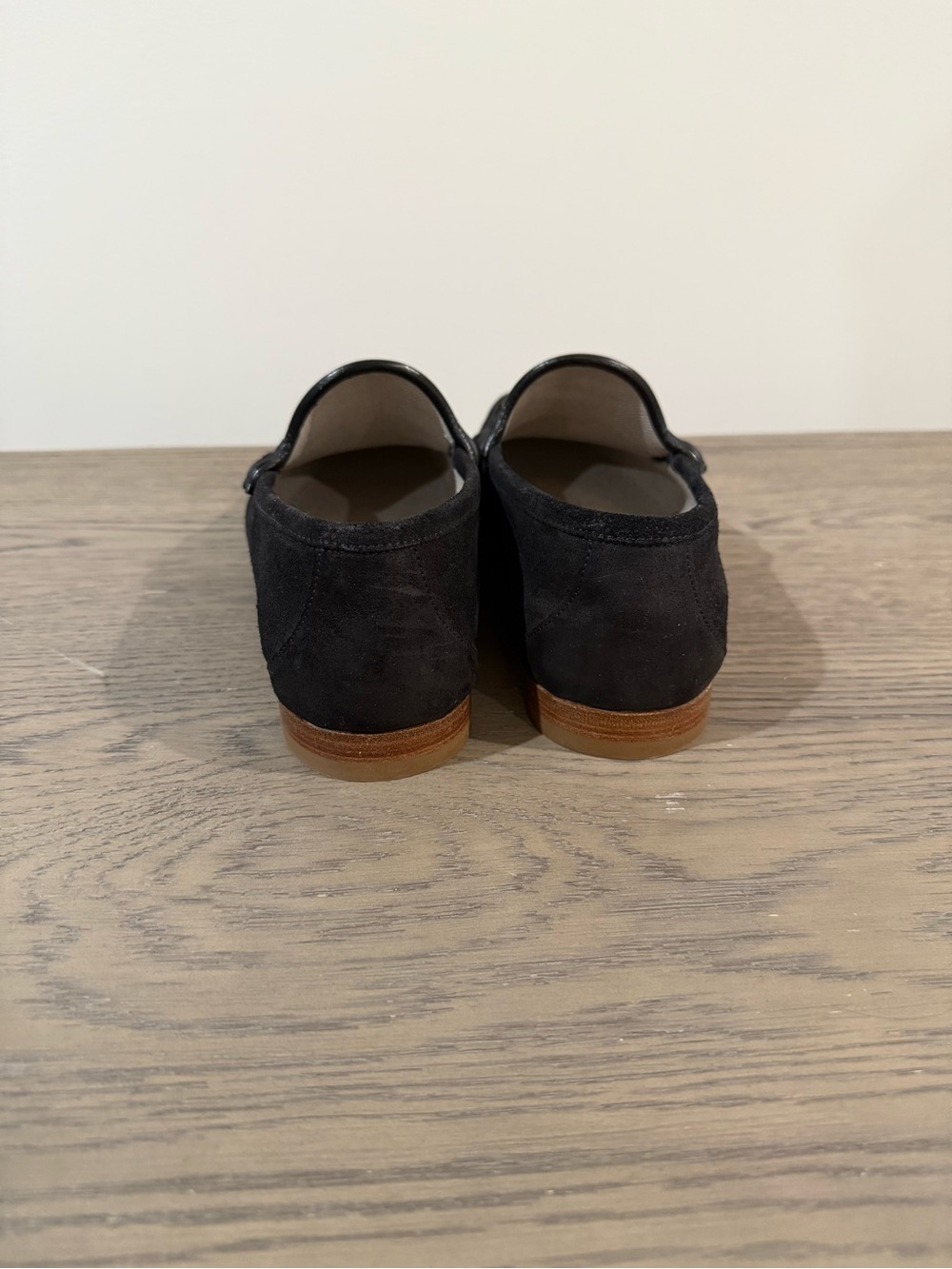 Gucci Black Suede Horsebit Loafers Size 9 - Picture 4 of 7